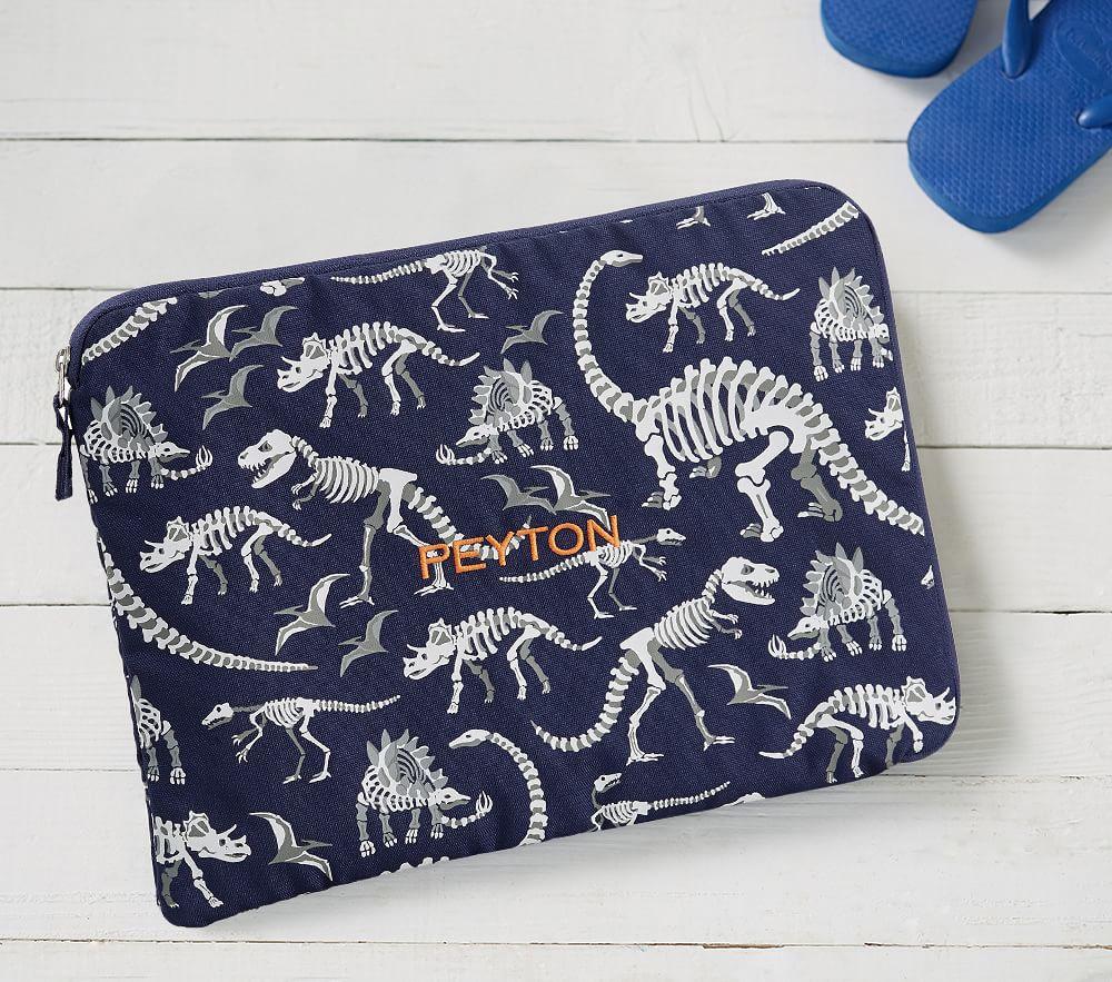 Mackenzie Blue/Grey Dino Glow-in-the-dark Wet/Dry Bag